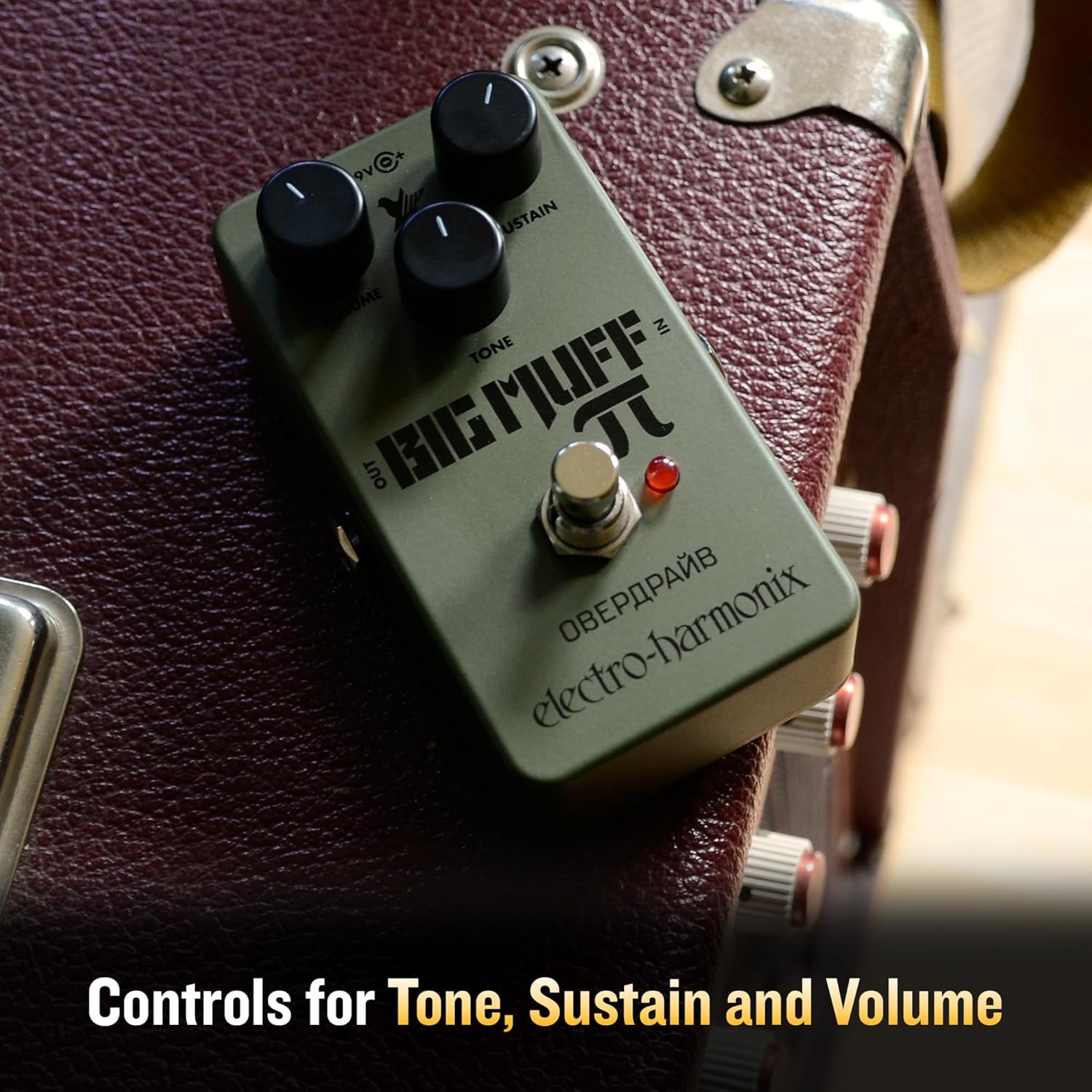 Electro-Harmonix Green Russian Big Muff Pi Fuzz Pedal