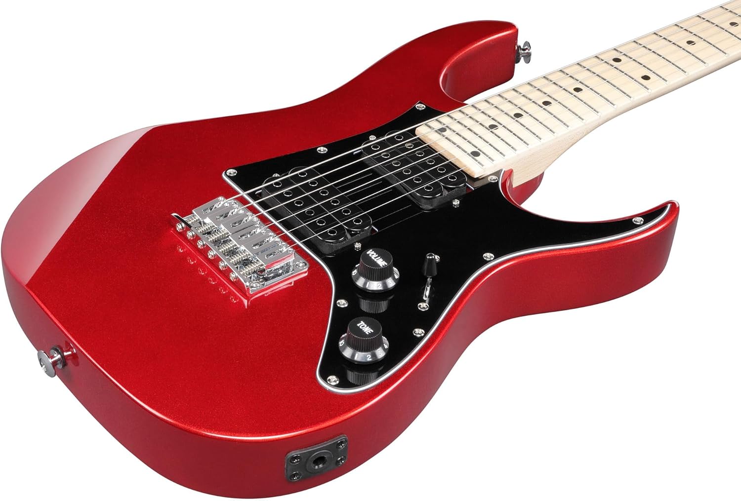Ibanez GRGM21M miKro Short-Scale Electric Guitar - Candy Apple Bundle with Amp, Gig Bag, Tuner, Cable, Picks, Austin Bazaar Instructional DVD, and Polishing Cloth
