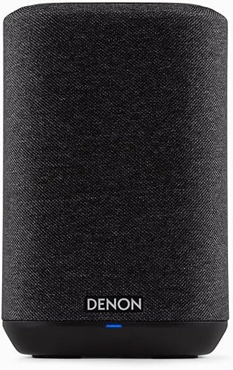 Denon Home 150 Wireless Smart Speaker – Compact Design, Wi-Fi & Bluetooth, HEOS Built-in, Alexa Built-in, Siri & AirPlay 2, Spotify Connect, Multi-Room Support, Black