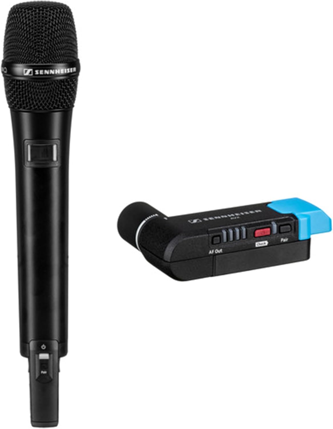 Sennheiser AVX-835 SET-4-US Wireless Microphone System Bundle w/ 4-pack Blucoil AA Batteries and Liquid Audio Polishing Cloth