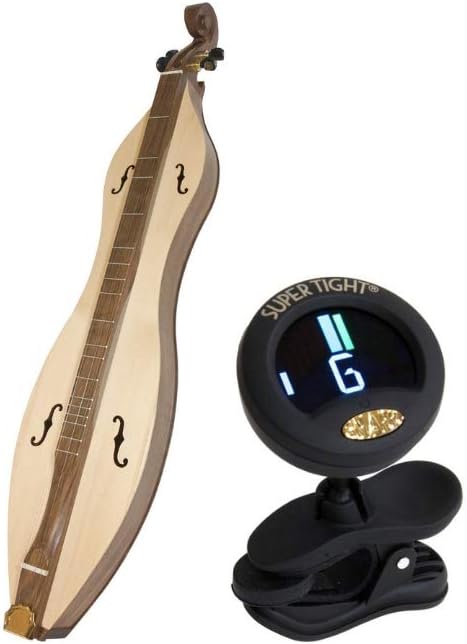 Roosebeck+Emma+Mountain+Package+includes%3a+Dulcimer+4-string+F-holes%2c+Walnut+%26+Spruce+%2b+Snark+Clip-On+Chromatic+Tuner