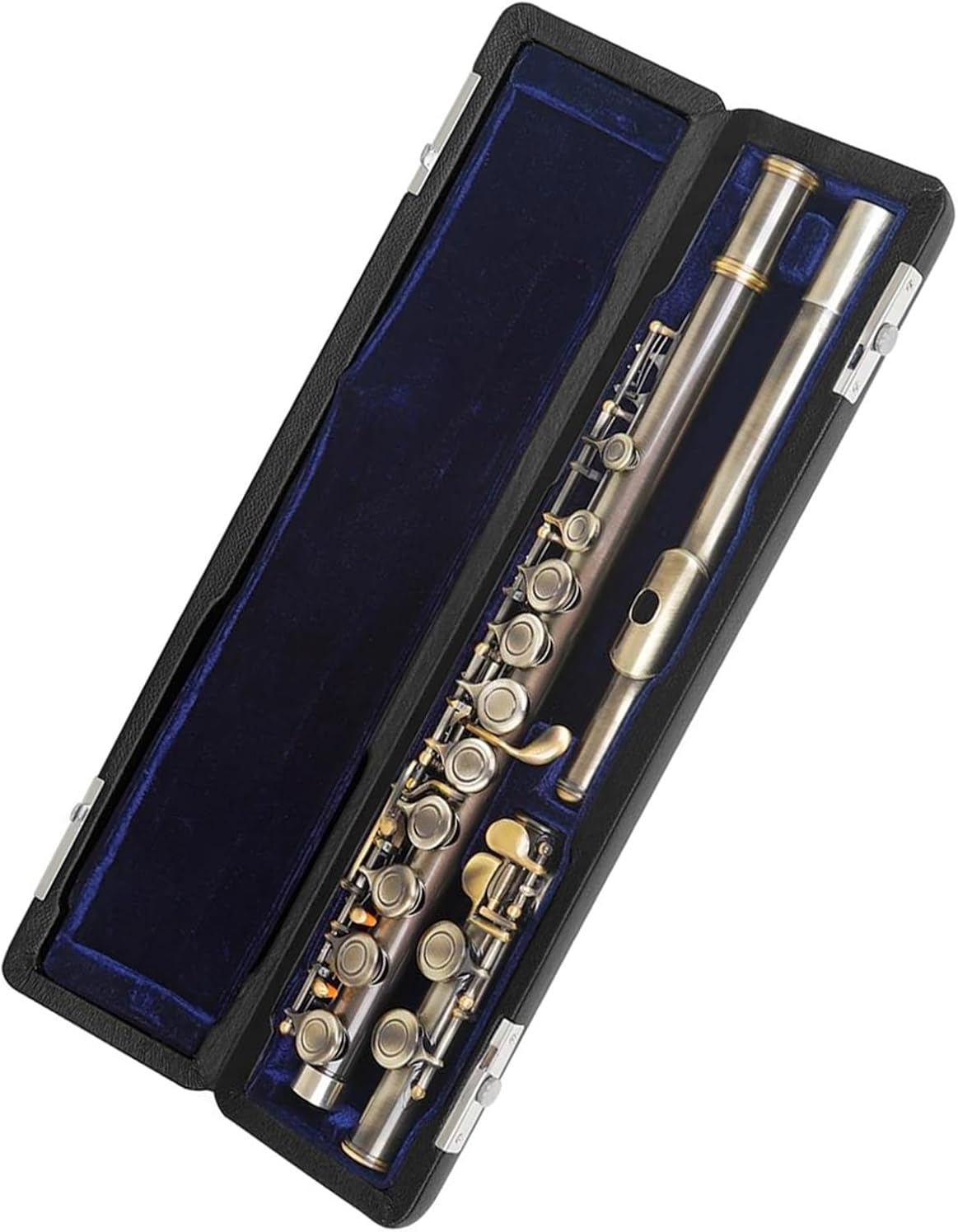 Flute Set 16 Closed Hole Flute C Tone Woodwind Instrument Green Copper Nickel Practical Material