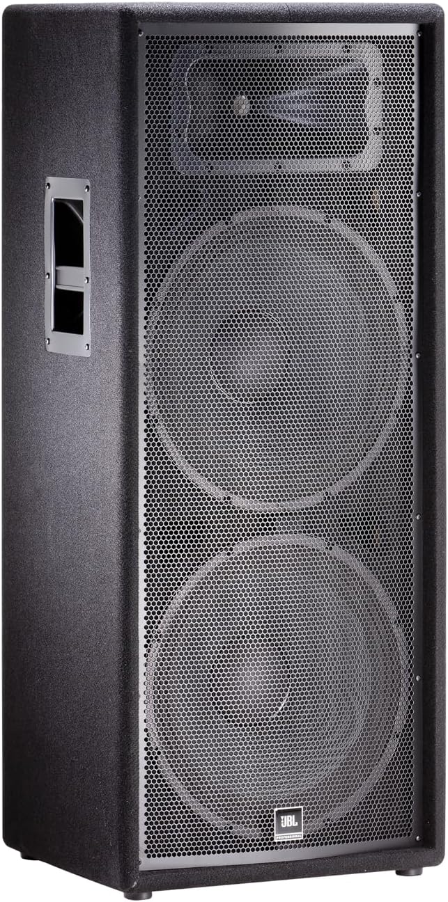 JBL Professional JRX225 Portable, Passive 2-way Sound Reinforcement, 2000 Watt, 8 Ohm, DJ, Pro Audio PA Speaker, Loudspeaker System, Dual 15 inch, Black