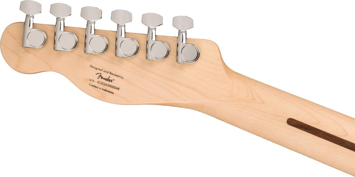 Squire Sonic Esquire Electric Guitar, Arctic White, Maple Fingerboard