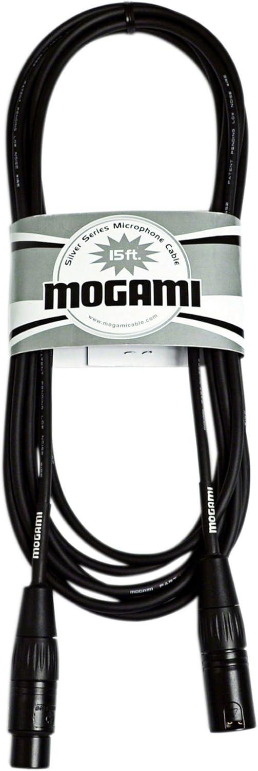 Mogami Silver Series XLR Microphone Cable 15 ft.