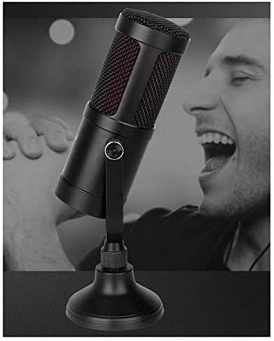 Microphone,Condenser Computer PC Mic,Plug&Play Gaming Microphones Recording Condenser Microphone