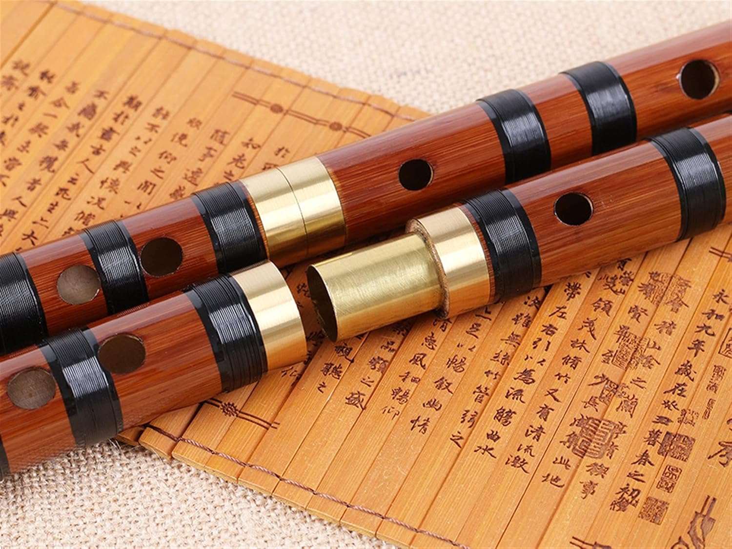 Bamboo Flute Professional Woodwind Flutes Musical Instruments C D E F G Key Chinese Dizi Transversal Flauta (F Key)