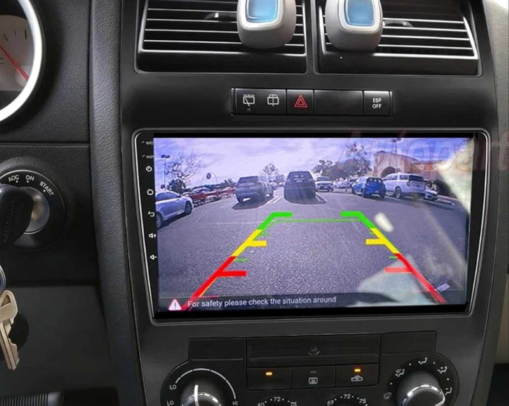 Double Din Car Stereo for 2005 Dodge Challenger, 9 inch Radio with Backup Camera Touch Screen Car Audio Receivers for Wireless Carplay Android Auto, Bluetooth, FM/USB/MP5 Multimedia Player Head Unit