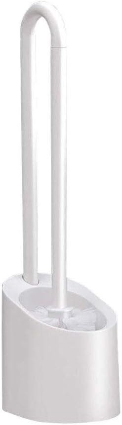 Toilet Brush and Holder, Toilet Brush and Holder for Bathroom Toilet Cleaning with Strong Bristles Long