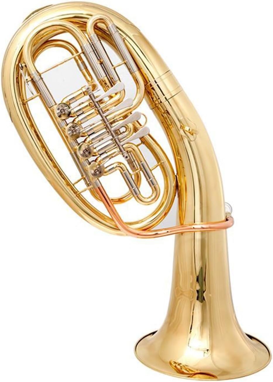 Gold Three Key Euphonium In B Flat Major A Beginner's Instrument Euphonium All-brass Instrument(1)