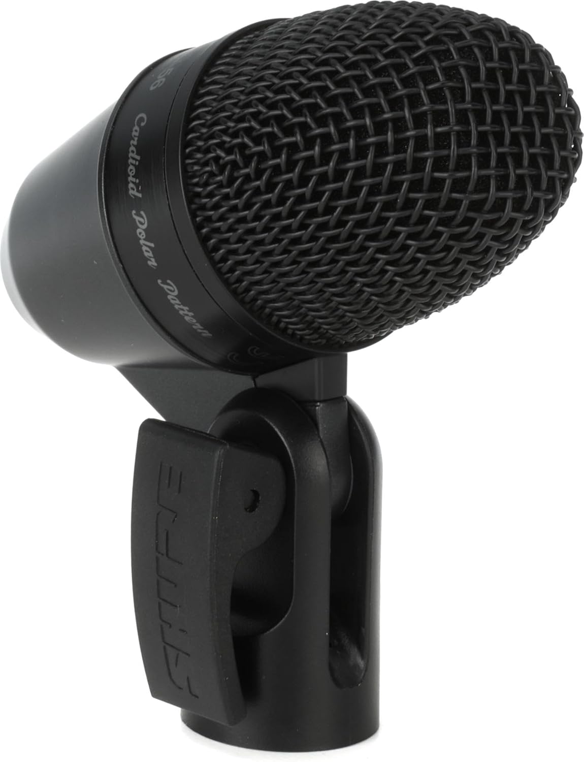 Shure PGA56 Dynamic Microphone - with Cardioid Pick-up Pattern,Swivel-Mount Dynamic Snare/Tom Microphone with AP56DM Drum Mount, No Cable (PGA56-LC)