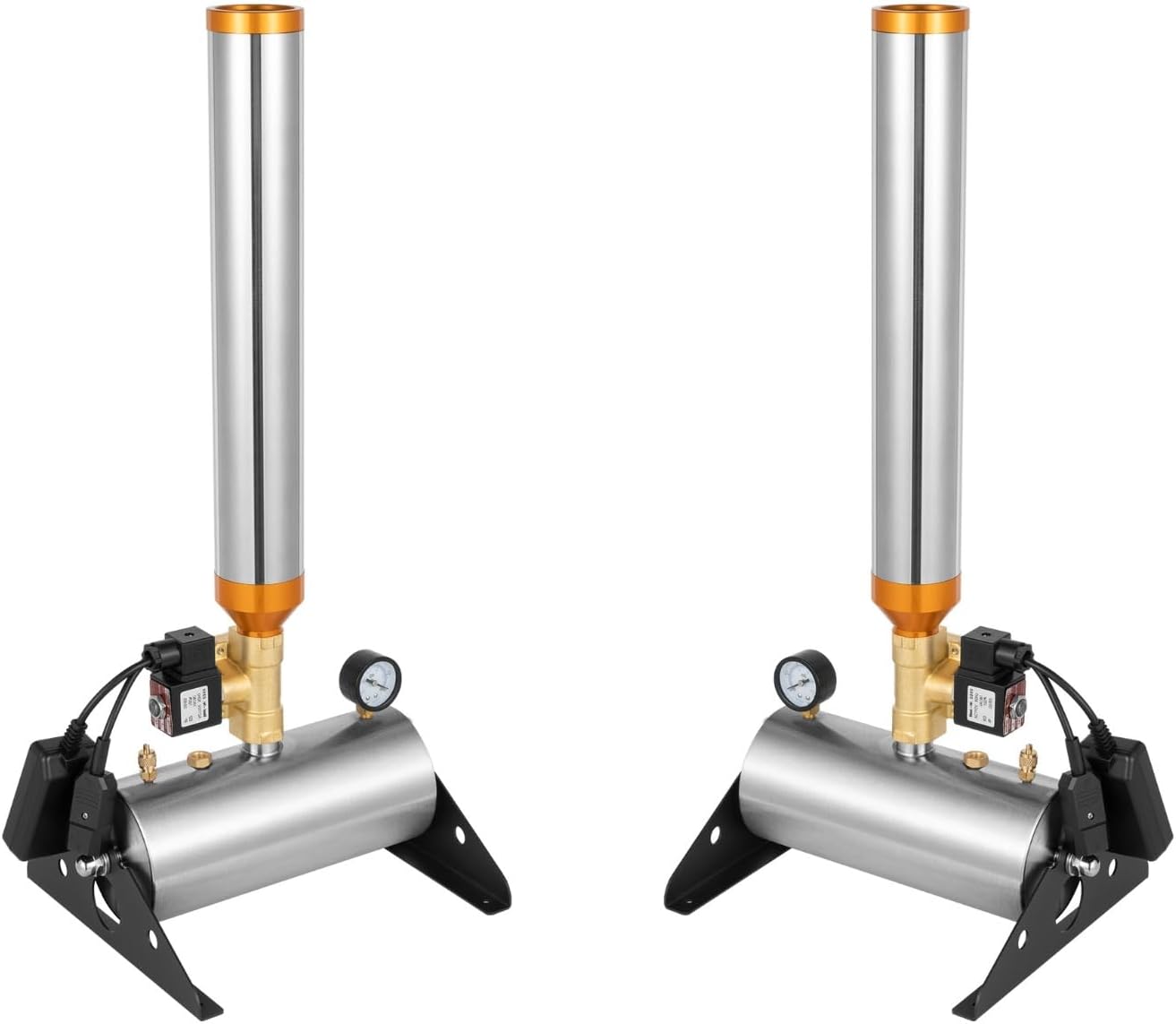 2 PCS Confetti Machine, 150W Confetti Launcher Salute Cannon Machine with Remote Controls Adjustable Angle Stage Control Fog Machine for Weddings Parties Special Events Christmas New Year