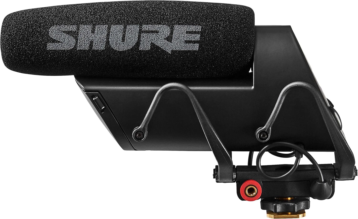 Shure VP83F LensHopper Camera-Mounted Condenser Shotgun Microphone with Integrated Digital Flash Recording - Windscreen, Superior RF Immunity, Backlit LCD, 5-Position Joystick, Rycote Lyre Shock Mount