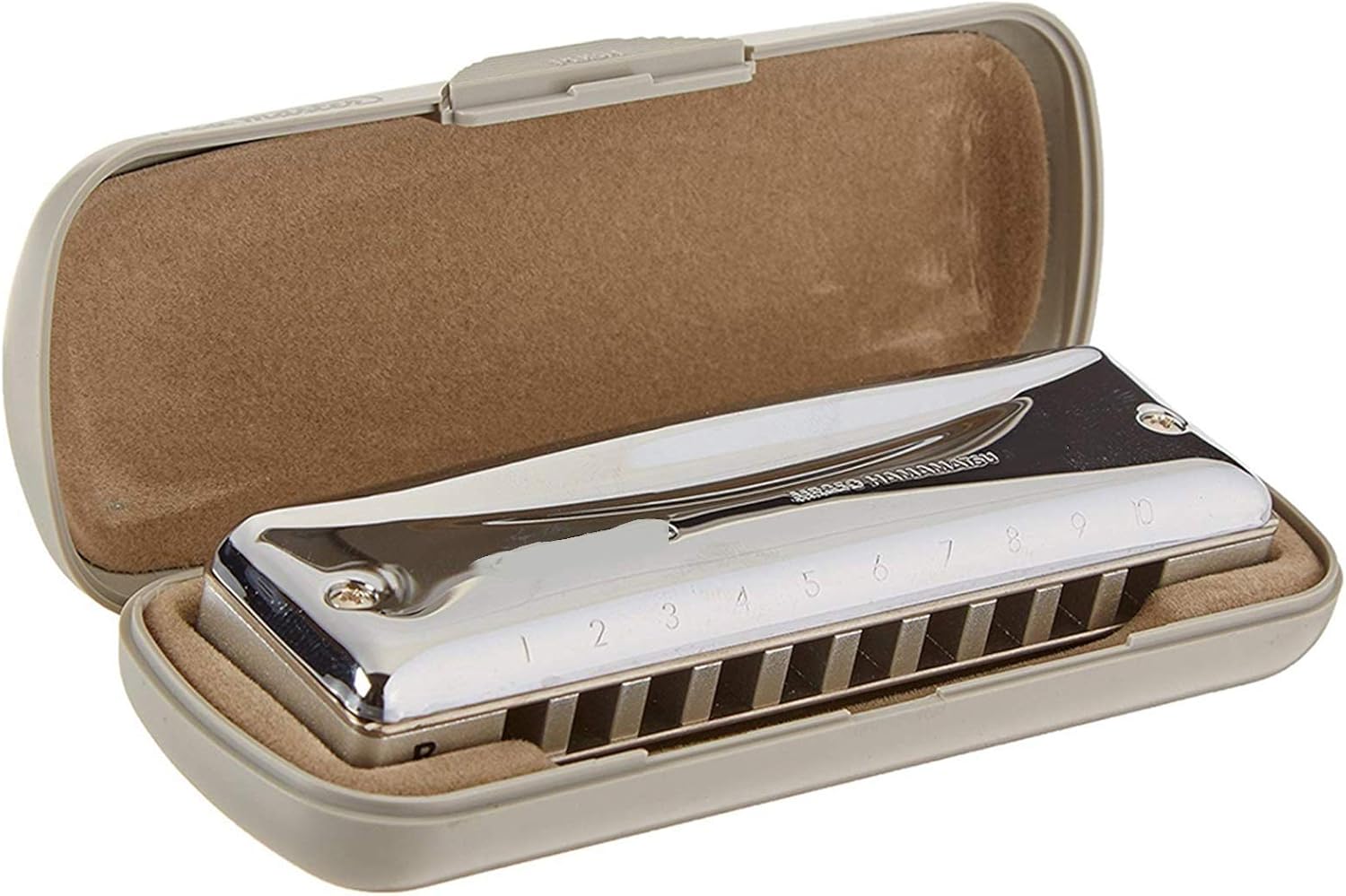 Harmonica Diatonic Harmonica 10 Holes 20 Notes Blues Harp Key of C Professional Musical Instruments (Color : Key of EB)