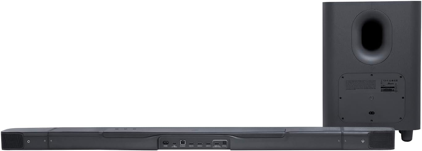 JBL Bar 1000: 7.1.4-Channel soundbar with Detachable Surround Speakers, MultiBeam™, Dolby Atmos®, and DTS:X®, Black