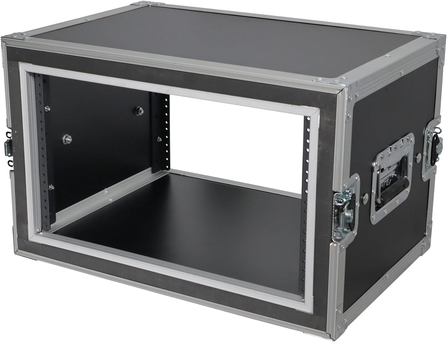 Prox Racing Parts 6 U Space Vertical 10 U Slant Top Load PRO DJ Mixer Rack Flight Road Ready Case T-6MR