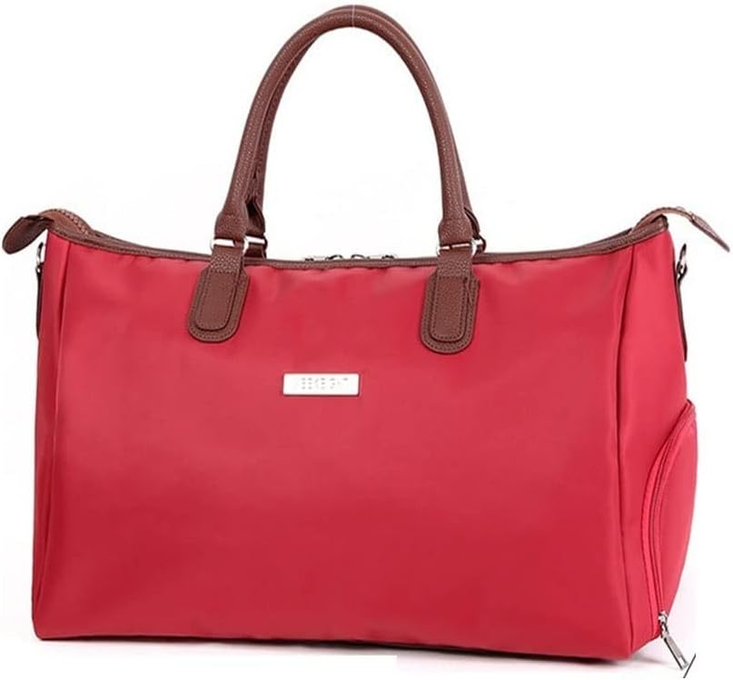 JSEIAJB Sport Travel Bag Waterproof Crossbody Duffle Bags Weekend Fitness Outdoor Handbags Shoulder Tote(white-Dinosaur Doodle4,50cmx28cmx20cm)