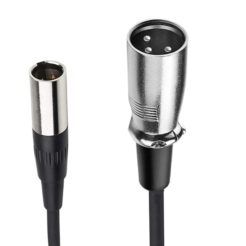 0.5M 1.5M mi ni XLR 3PIN Male to XLR for Transfering Camera Microphone Interface(RC-321D,1.5m)