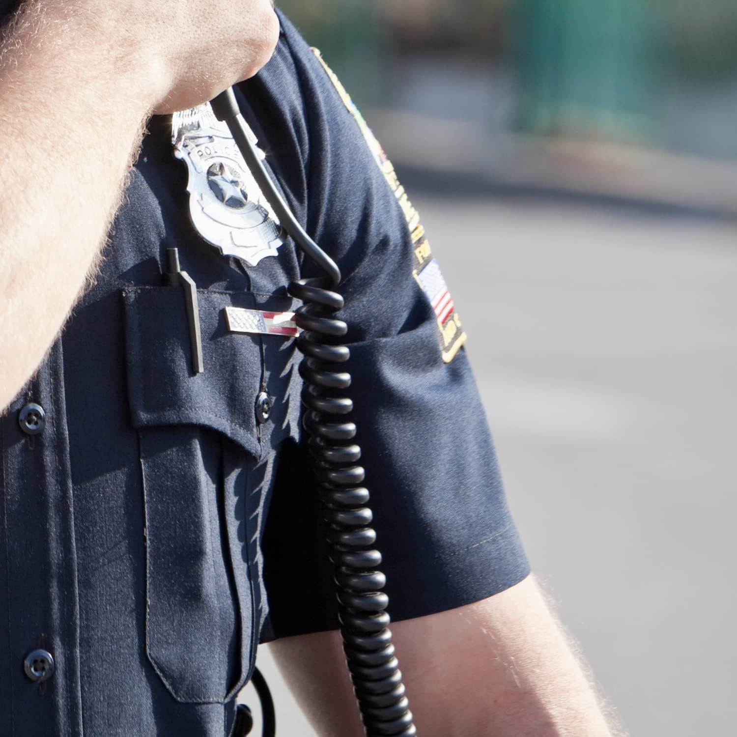 Pryme MC-2127 Replacement Cable for Trooper SPM-2100 Series Speaker Mic, Compatible with Harris Jaguar 700P P5100 P5200 P7100 P7200 SPD2000