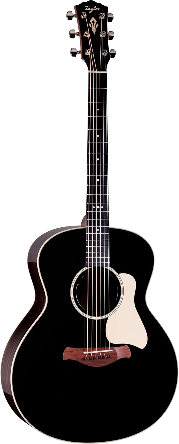 Taylor Gold Label 714e Super Auditorium Acoustic/Electric Guitar with Hardshell Case (Blacktop)