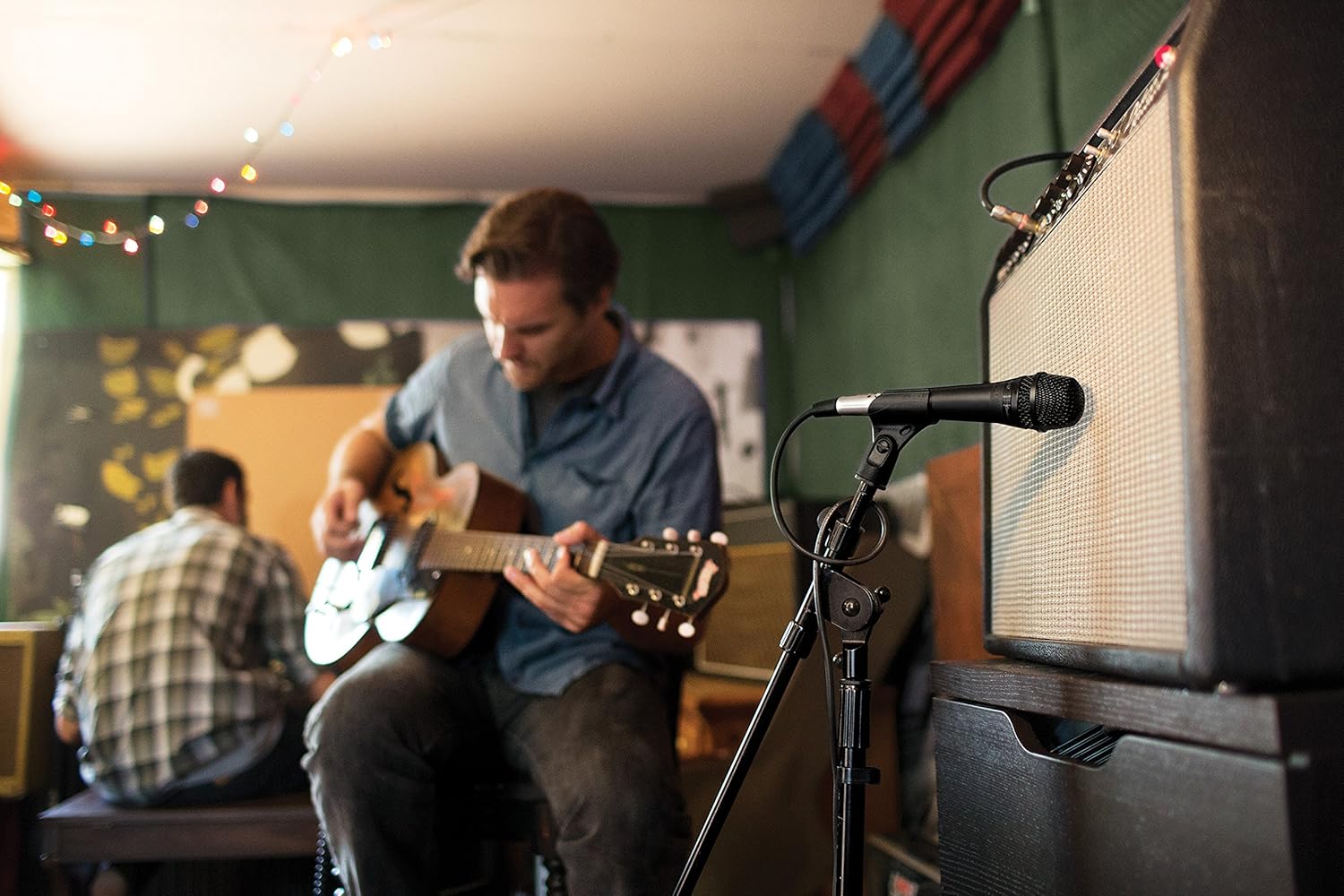 Shure PGA57 Dynamic Microphone - Professional Quality Instrument Mic with Cardioid Pick-up Pattern, 3-in XLR Connector, Stand Adapter and Zipper Pouch, No Cable (PGA57-LC)