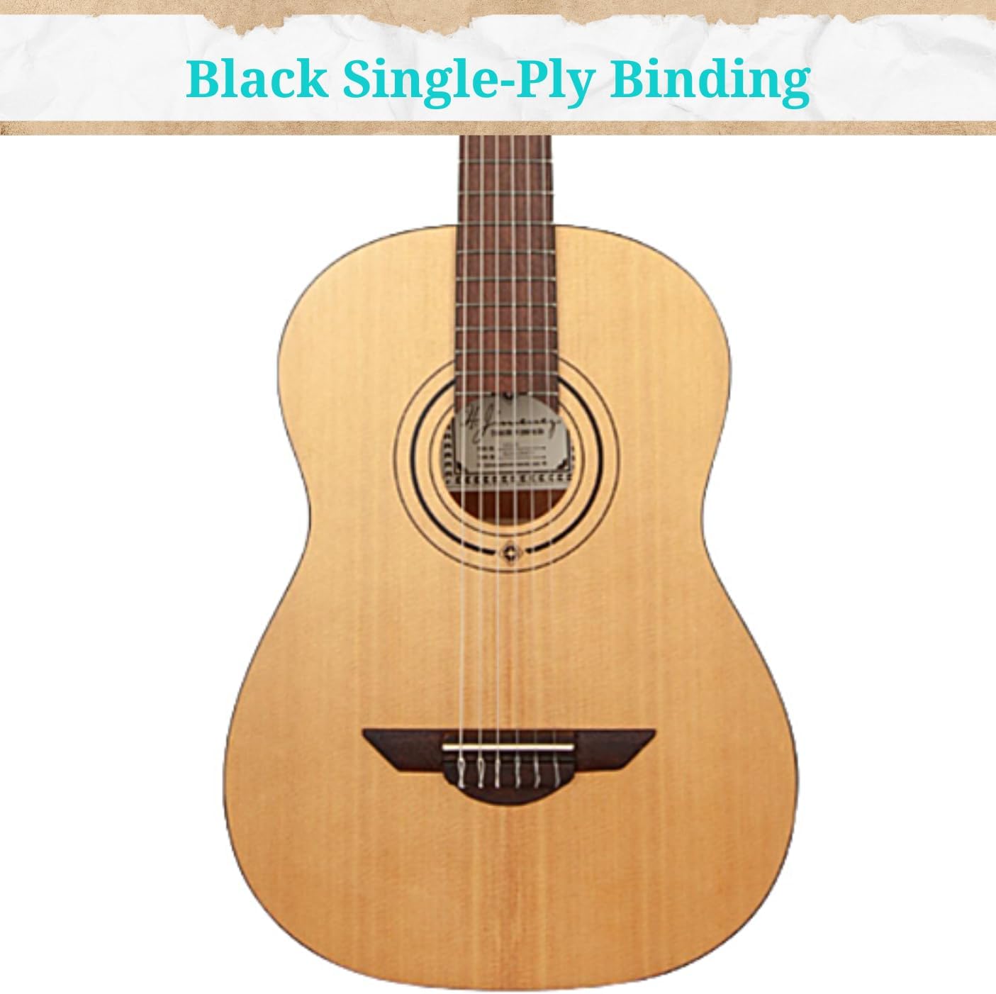 H. Jimenez Educativo LG100 Full Size Nylon String Classical Guitar w/Gig Bag