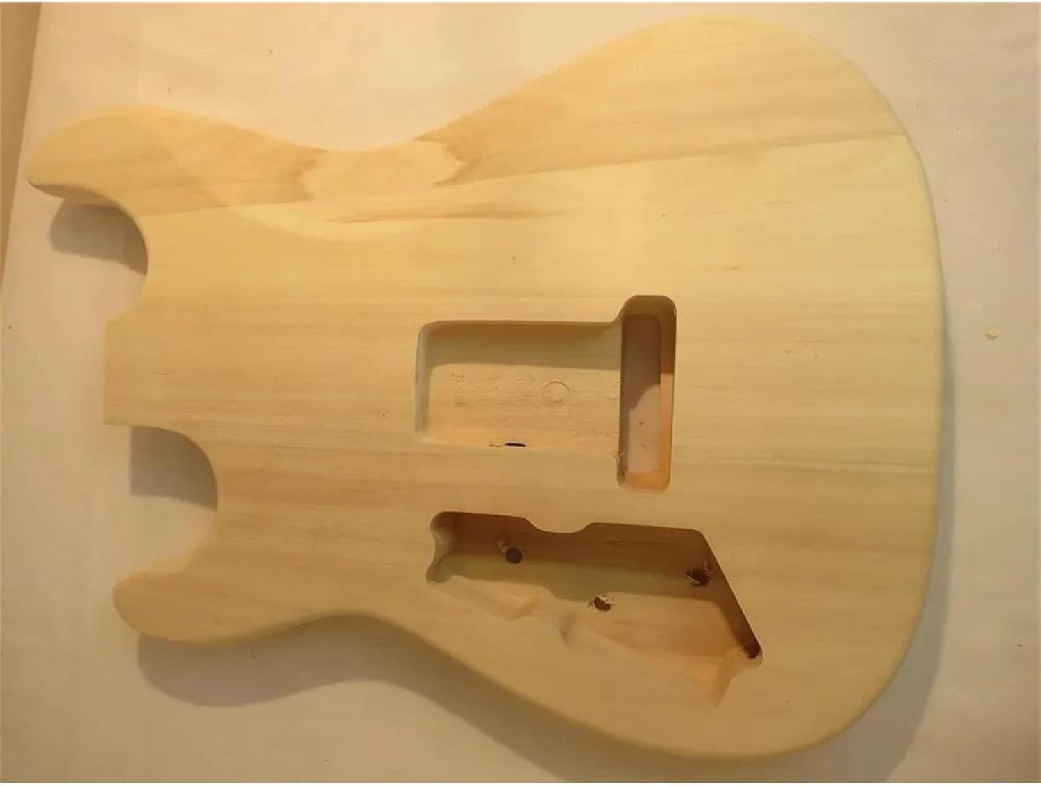 Guitar Body Guitar Replacement Parts Unfinished DIY Electric Guitar Including Guitar Neck And Guitar Body Set Had Been Polished Smoothly