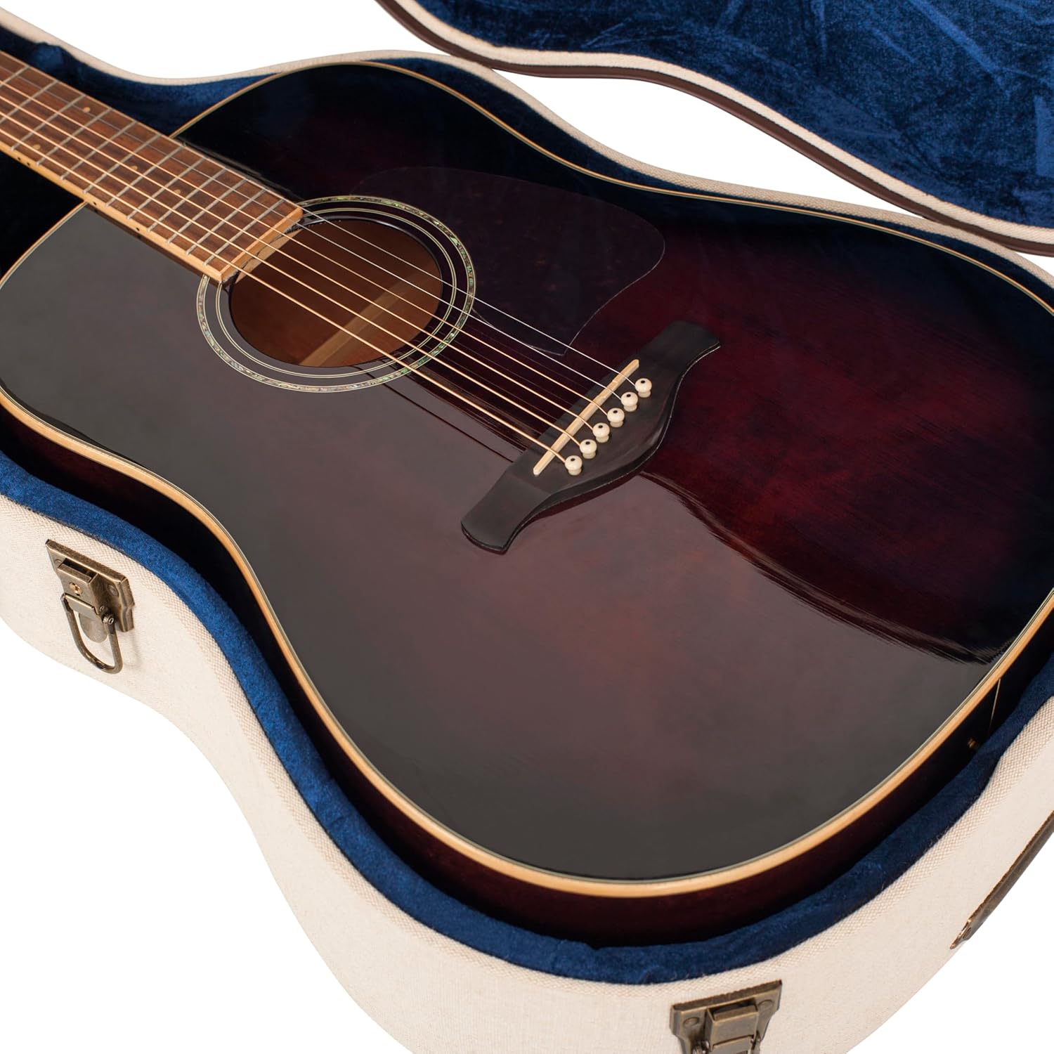 Gator Cases Journeyman Series Deluxe Wood Case for Acoustic Guitars (GW-JM-DREAD)