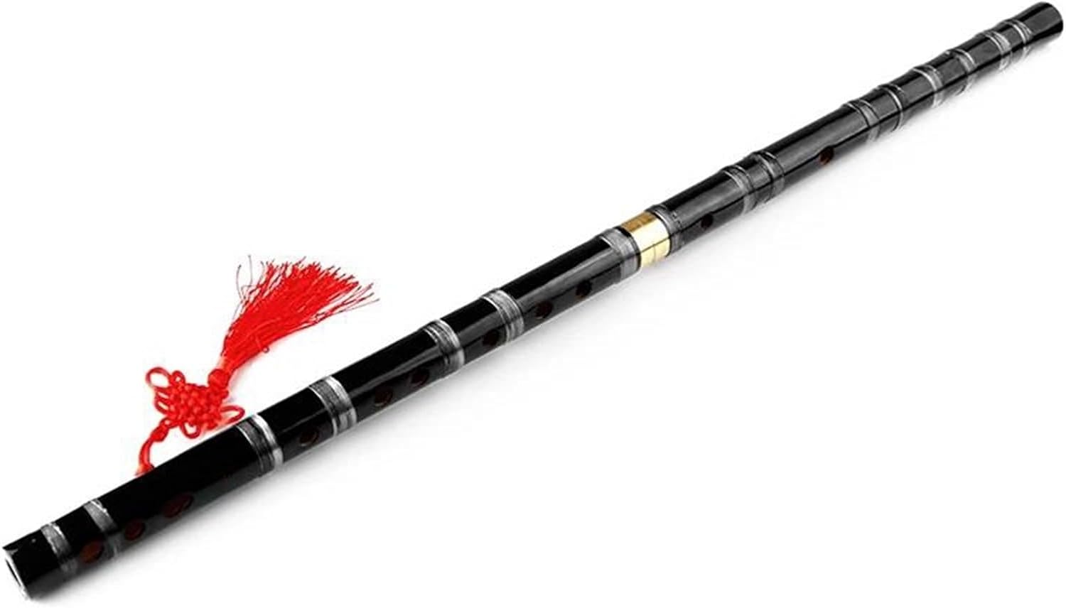 Black Flute Transparent Line Musical Instrument Handmade Woodwind Key Separable(D KEY)