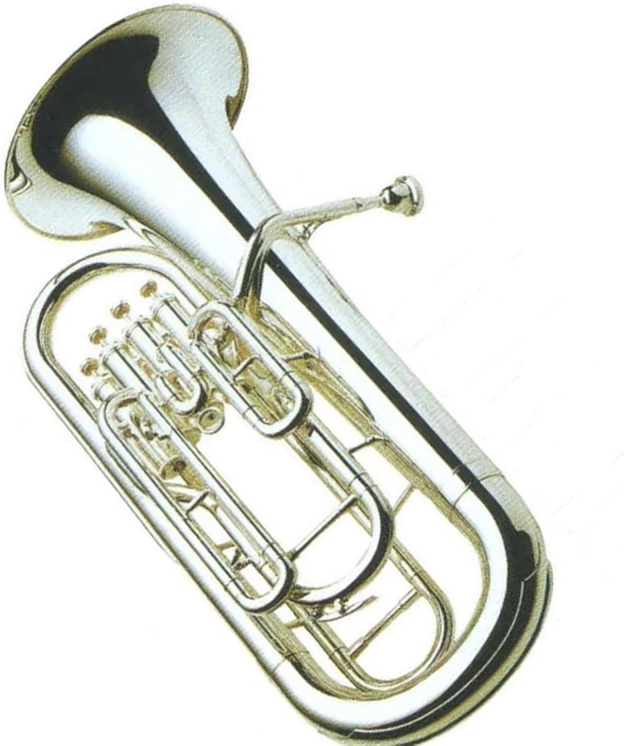 Beginner euphonium High-Grade Silver Plated Euphonium 4 Pistons