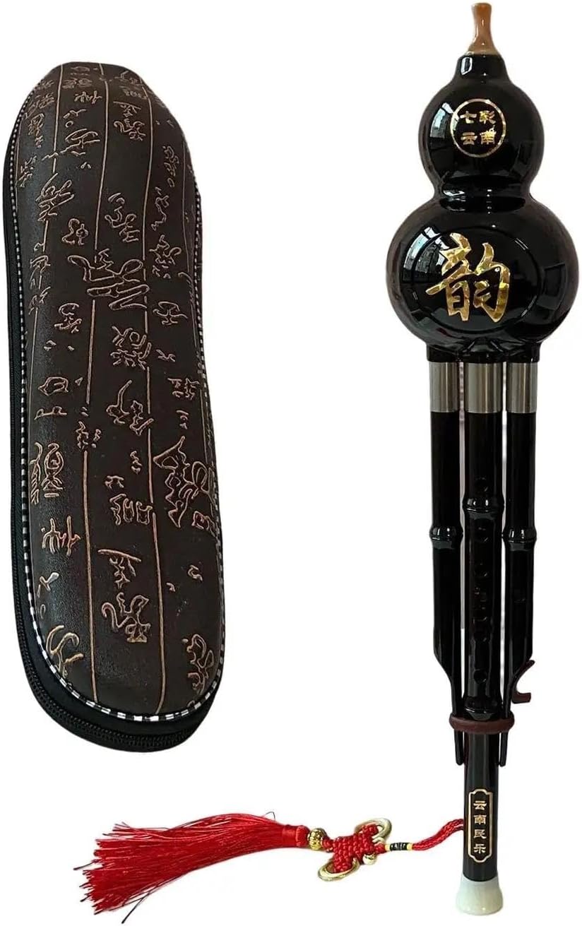 Hulusi Flute Hulusi Flute Woodwind With Case Cucurbit Flute For Beginner Music