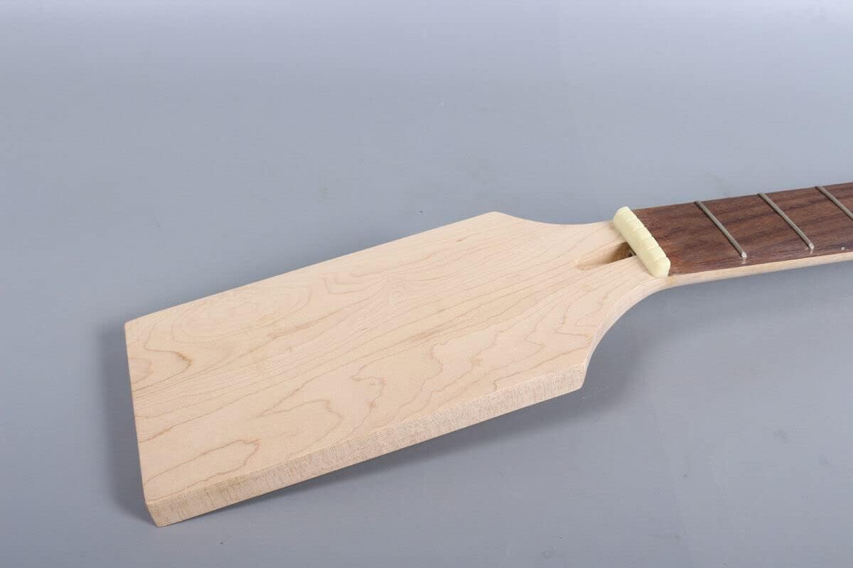 24fret Bass Guitar Neck 30inch Scale Maple Rosewood Fretboard Paddle head