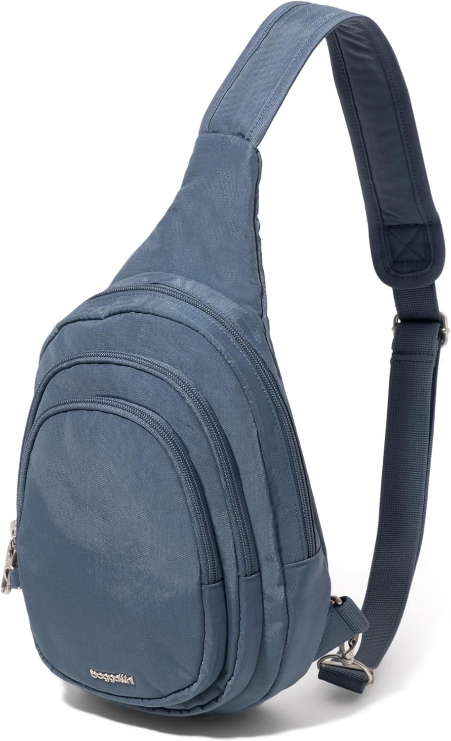 Baggallini Securtex® Anti-Theft Triple Zip Sling 8.6