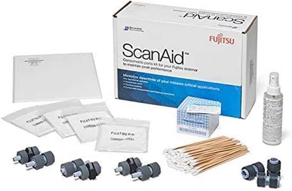 Fujitsu CG01000-527601 CLEANING SUPPLIES & CONSUMABLES, SCANAID KIT fi-6670/A fi-6770/A