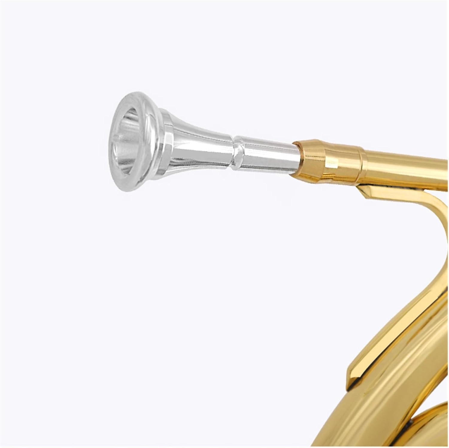 French Horn Instrument 4 Keys B Flat Brass Single Row