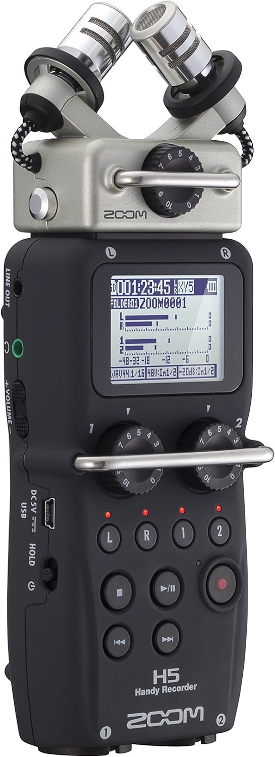 Zoom ZH5 Recorder with Interchangeable Microphone System