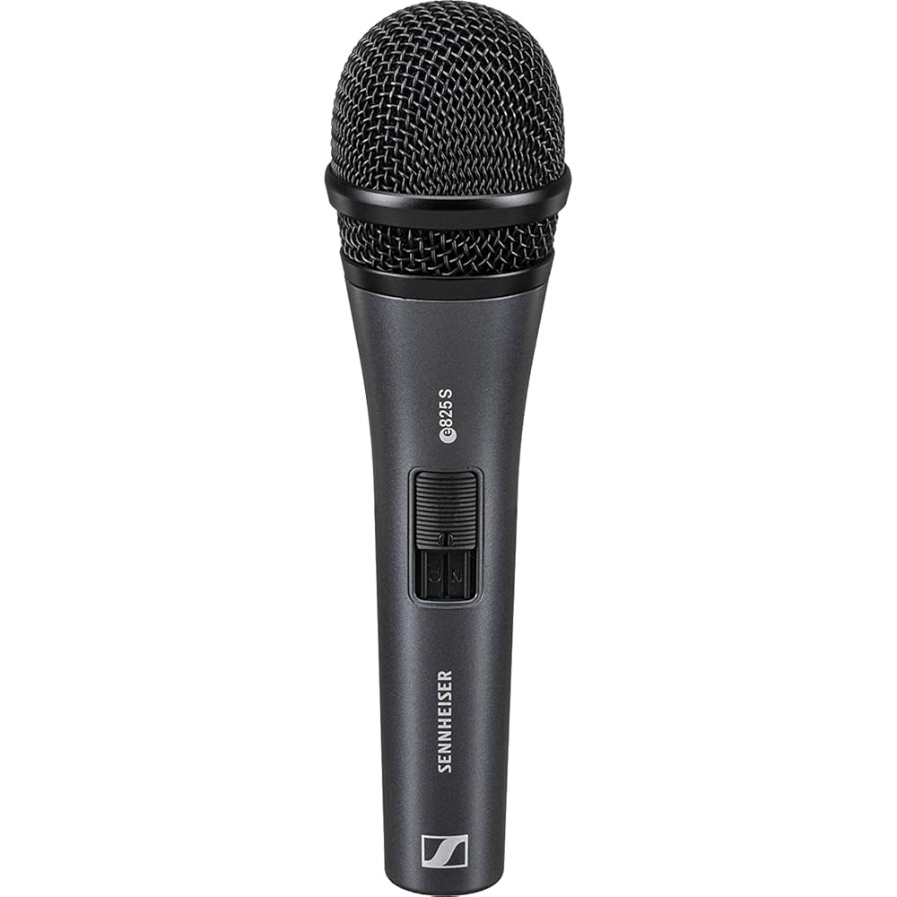 SENNHEISER E825-S Handheld Cardiod Dynamic Microphone with On/Off Switch