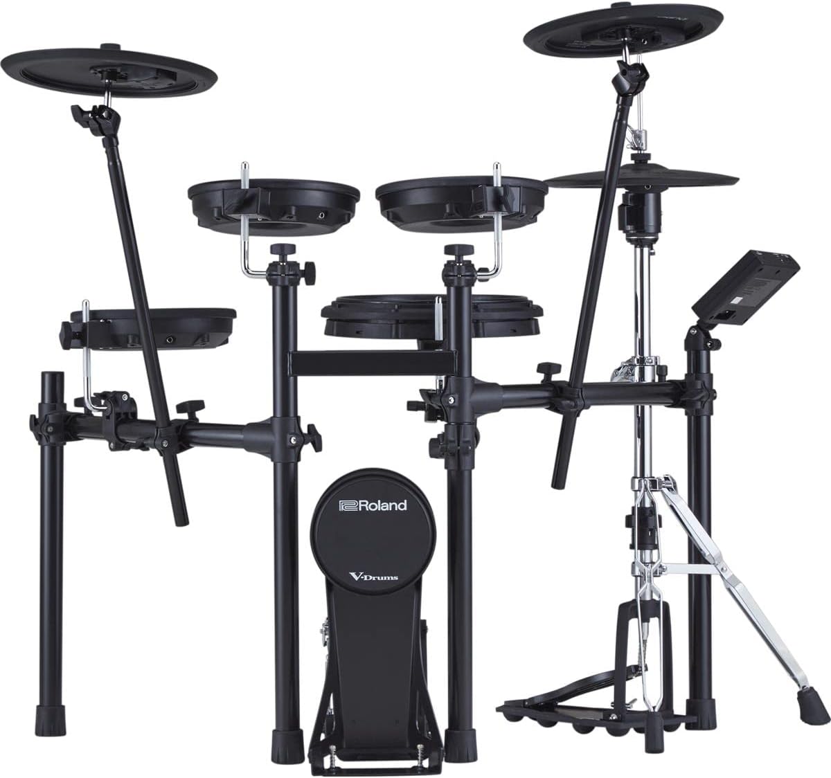 Roland TD-07KVX Electronic V-Drums Kit – With VH-10 Floating Hi-Hat and Best-Ever Cymbals – Bluetooth Audio & MIDI – 40 FREE Melodics Lessons