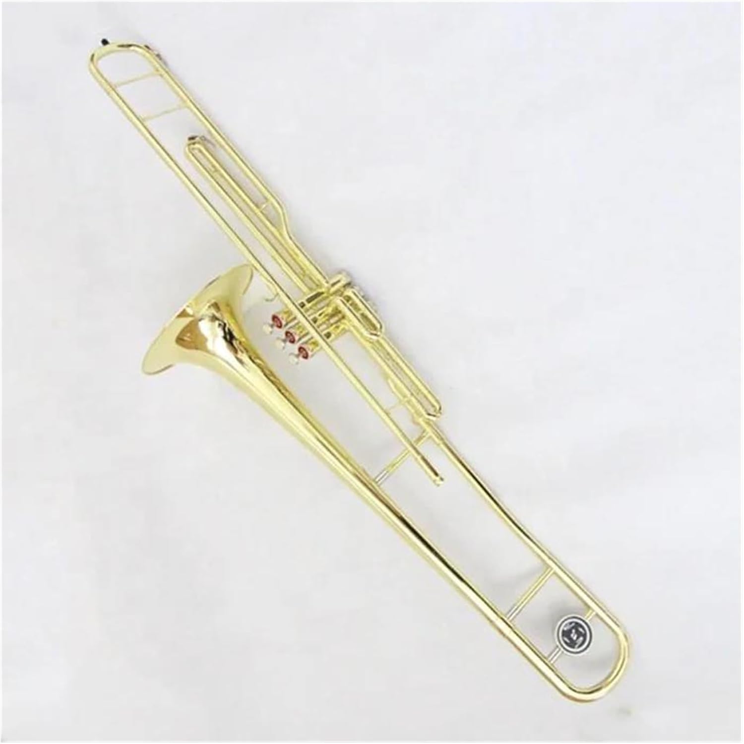 Professionals euphonium Chinese Trombone Instrument Gold Lacquered Piston Trombone Brass Body