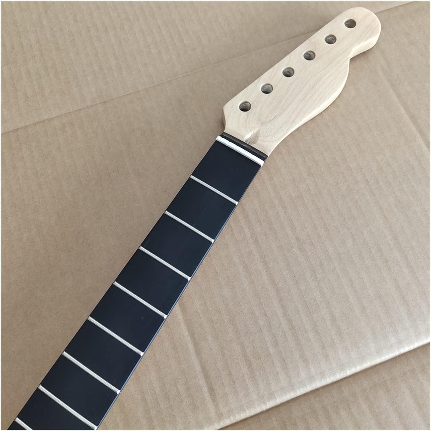 Maple Guitar Neck 22 Fret Electric Guitar Parts Ebony Fingerboard Gloss for TL Style Electric Guitar Neck