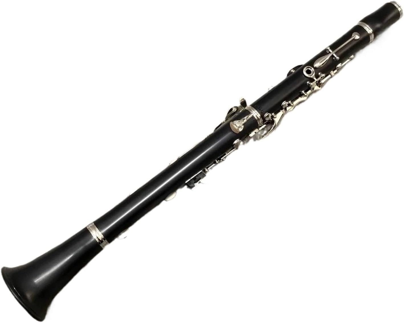 Clarinet B Flat Black 17 Key Professional Grade Performance Wind Instrument