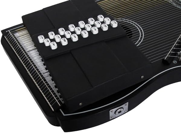 Autoharp by Oscar Schmidt OS73CE 1930's Reissue 21 Chord 36-String Acoustic/Electric Auto Harp with Pickup - Satin Black