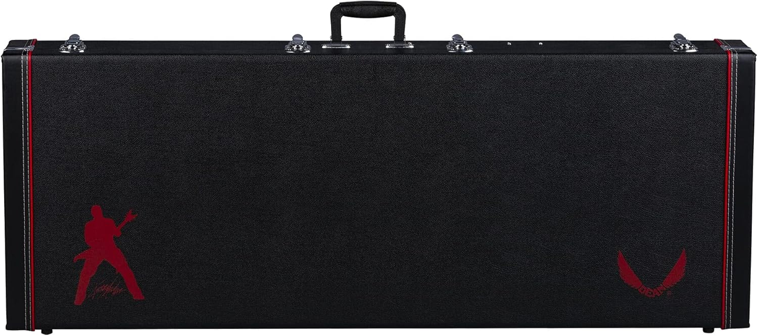 Dean Kerry King V Black Satin Electric Guitar with Case Black Satin