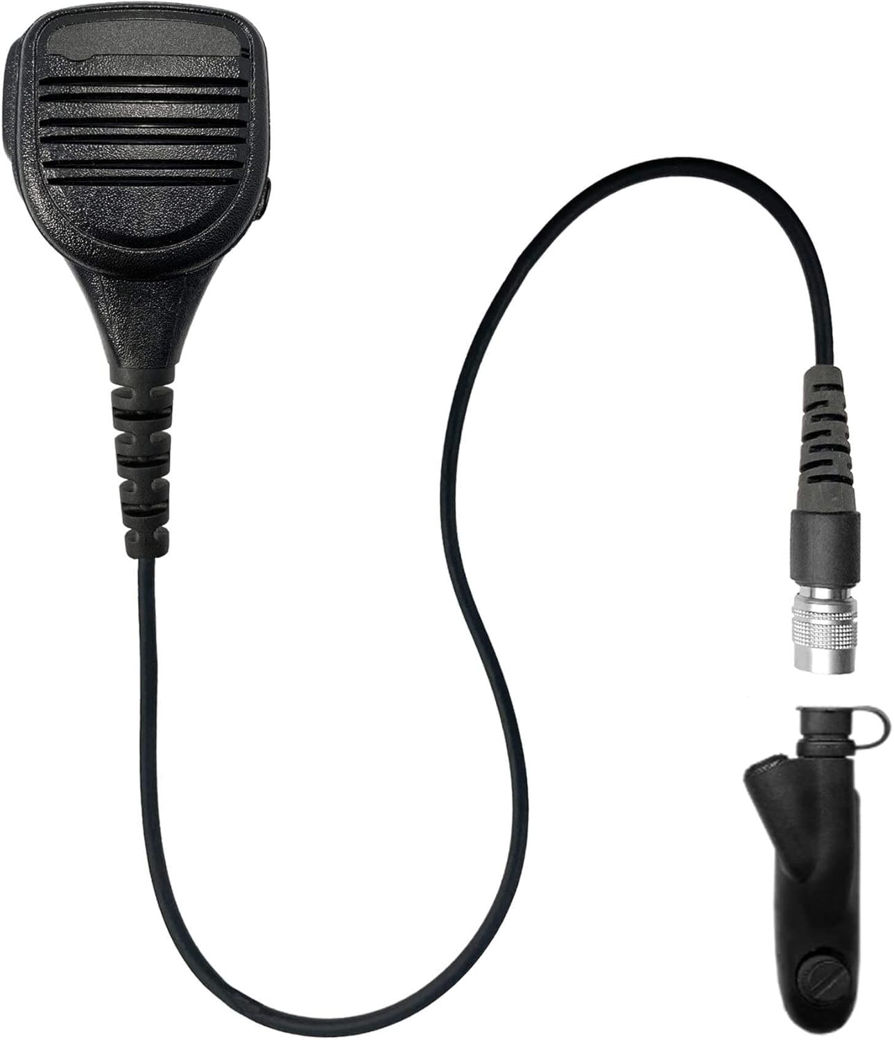 Straight Cable Loud Speaker Hand Mic- Compatible with Motorola: HT750/1250/1550, MTX850/950/960/8250/9250, PR860 & More