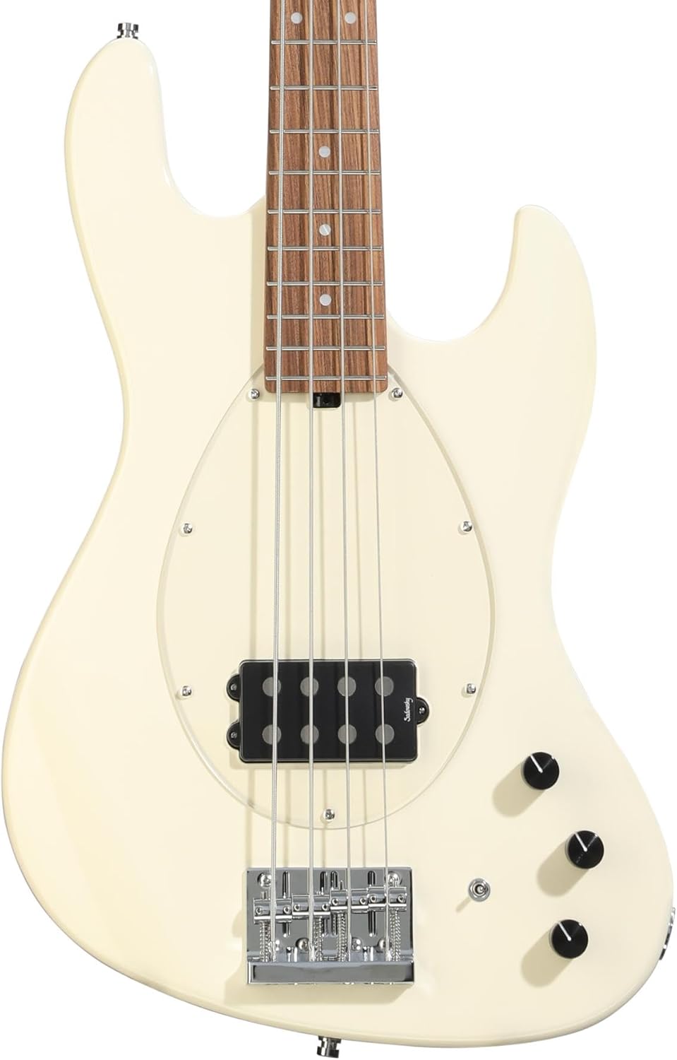 Sadowsky MetroExpress Vintage M Bass Guitar - Solid Olympic White, Morado Fingerboard