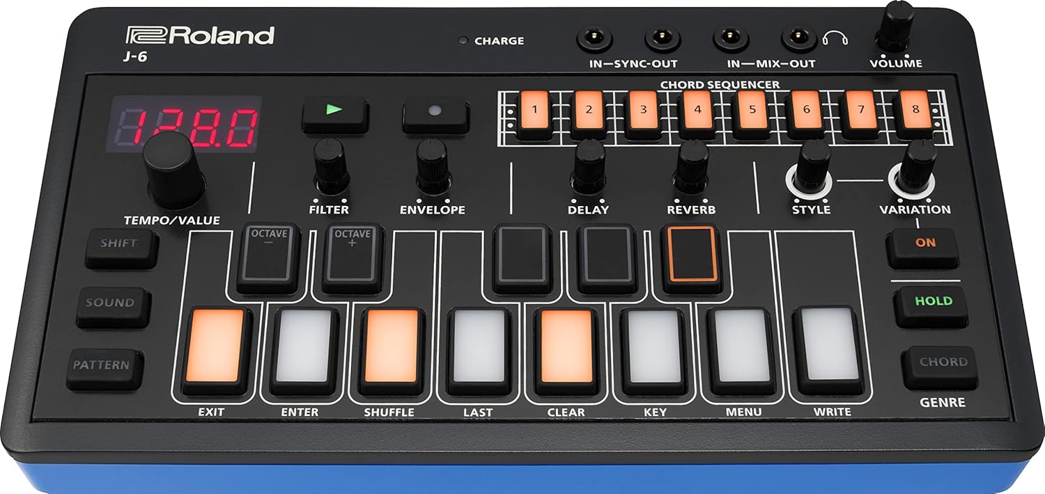 Roland AIRA Compact J-6 and T-8 Portable Music Machines Bundle | JUNO Synth & TR Drums