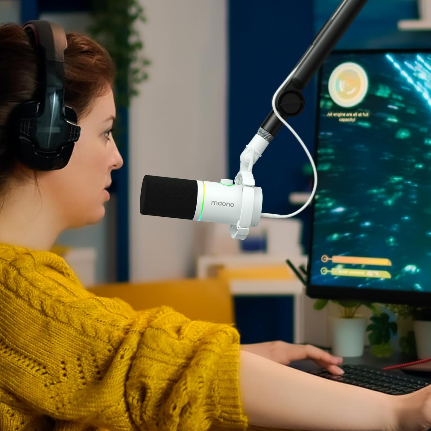 MAONO Dynamic Microphone Kit PD200X+BA20+XLR-180: Mic Bundle for Podcast Studio Streaming Recording Vocal PD200X+BA20+XLR-180