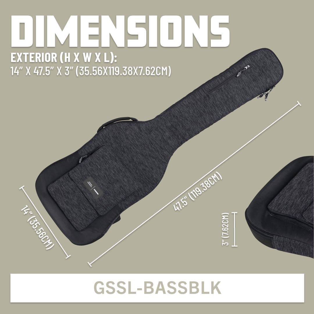 Gator Someone Somewhere Lux Series Bass Gig Bag - Black