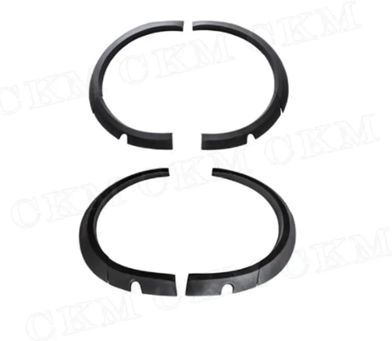 Unpainted Black Front Bumper Side Wheel Eyebrow Body Kits Car Protect Accessorise Compatible for Tesla Model Y 2019-2024