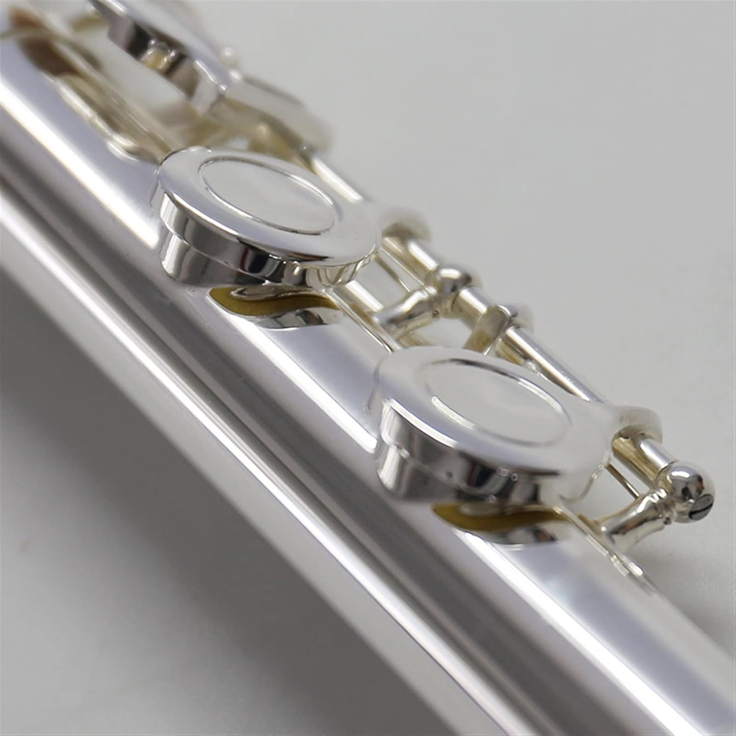 TSTS Flutes Musical Instrument Flute C Key Silver-Plated Flute 16-Hole Wind Orchestra Professional Playing Flute